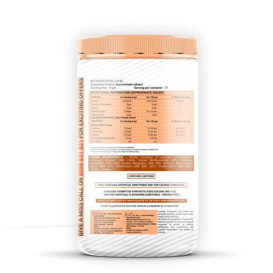 Bigflex Essential Bcaa 250g  ( 31 servings ) Flat 40%