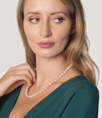 Freshwater Pearl Necklace Elegant Oval – PEARL-LANG®