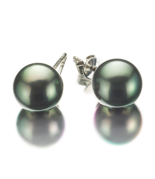 Luxury Tahitian Peacock Pearl Earrings - PEARL-LANG®