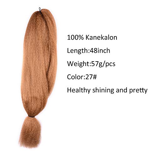 27 Jumbo Braids Hair Kanekalon Crochet Braiding Hair 48inch