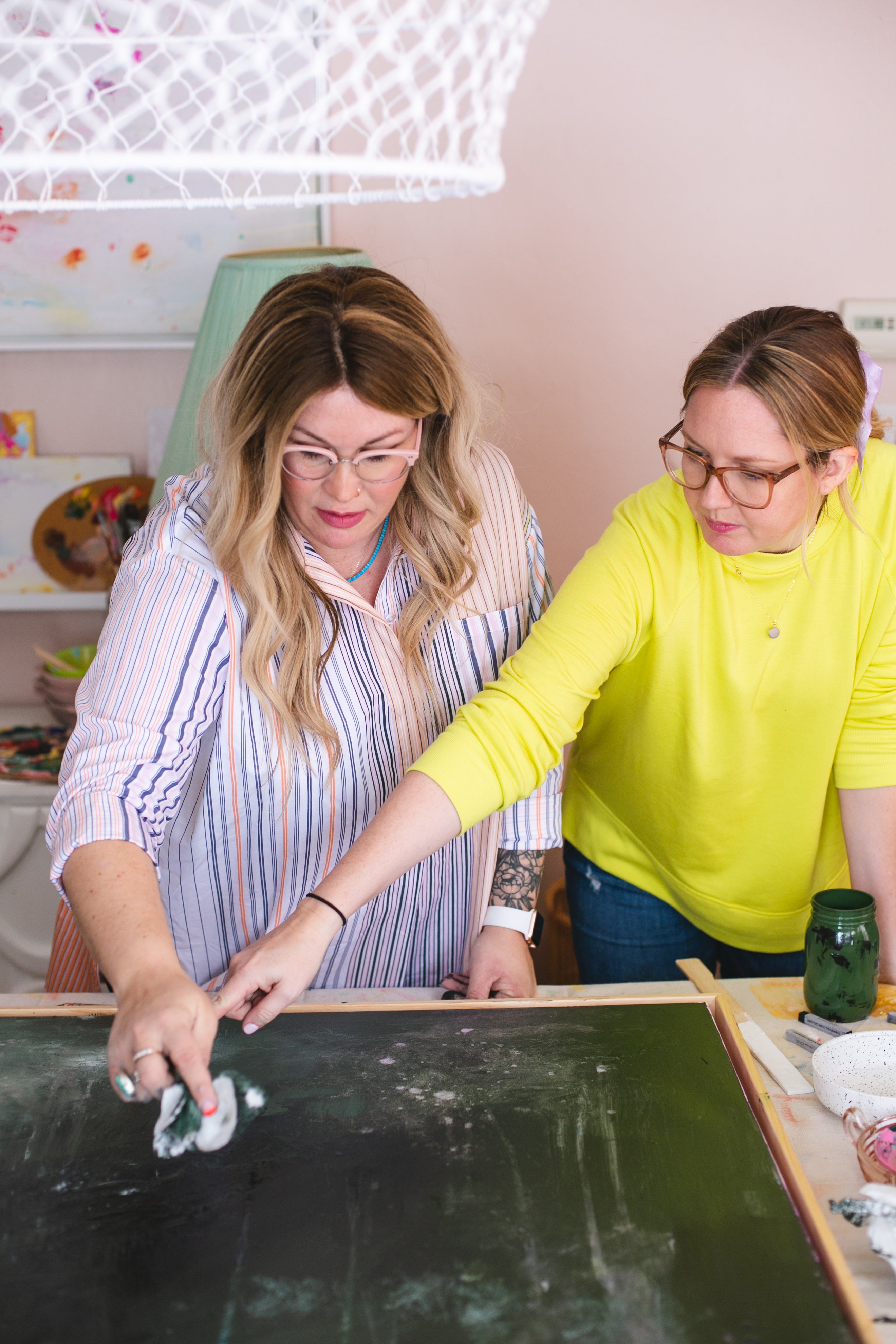 painting fairy garden