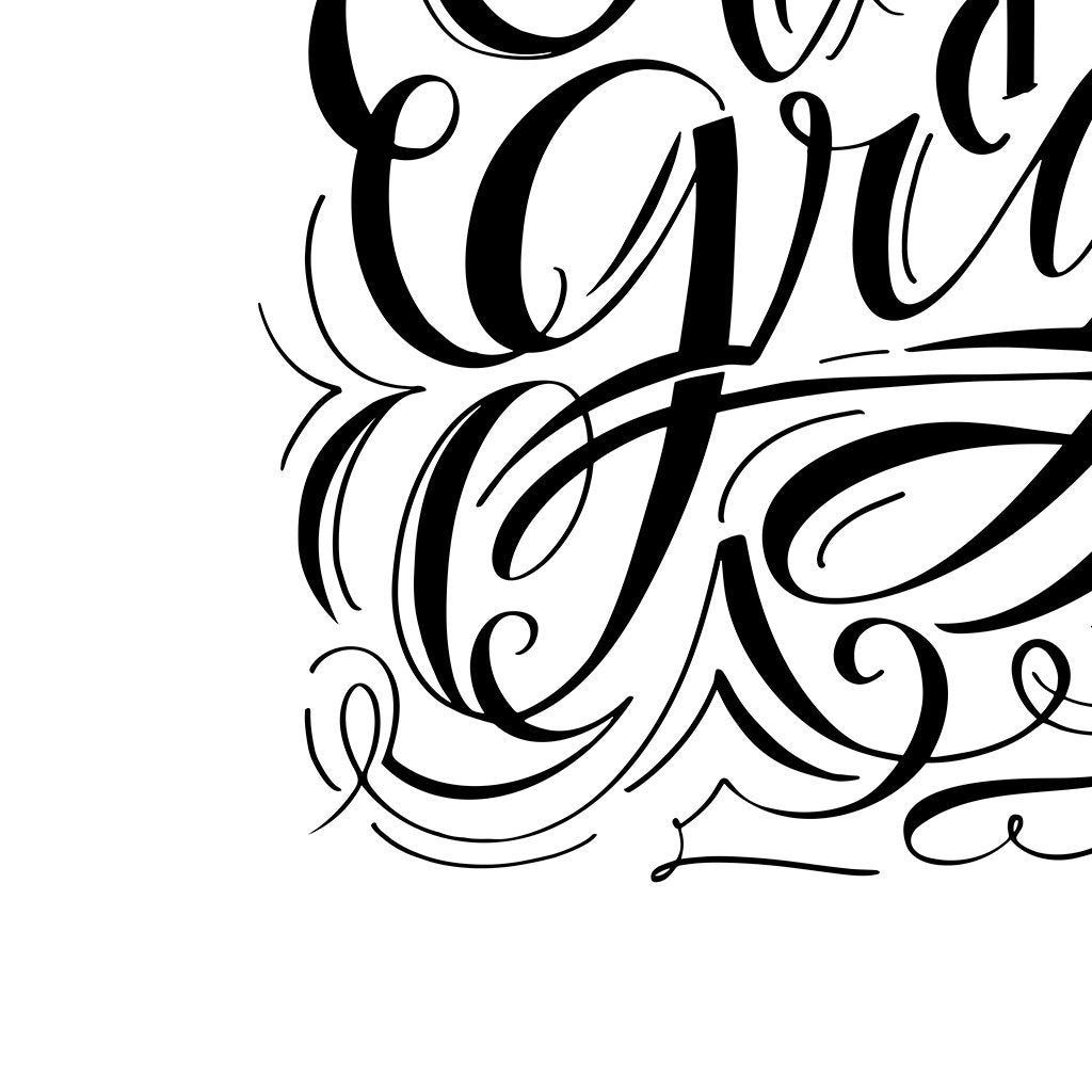 Grit  Grace  tattoo letter scetch download