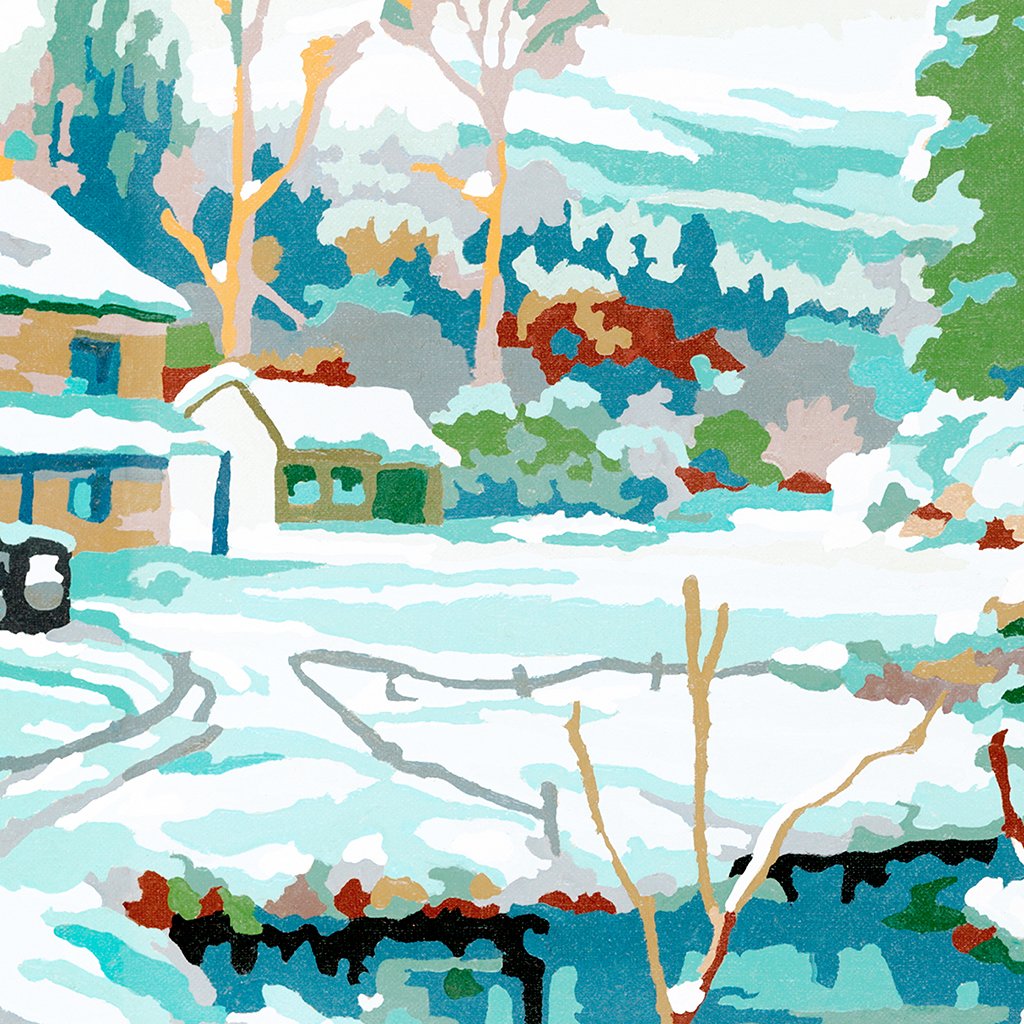 Winter Paint By Number Lindsay Letters