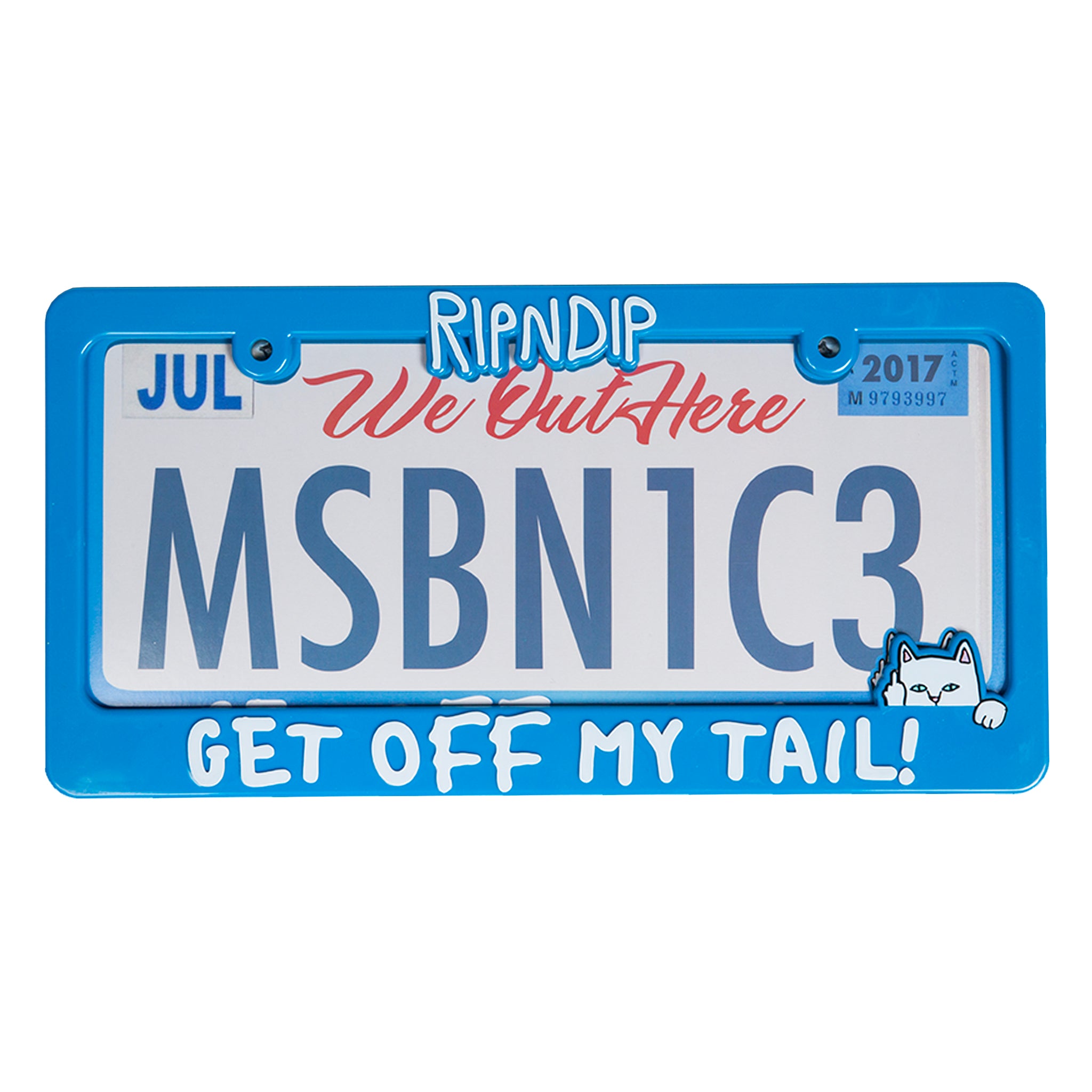 car enthusiast license plate frame