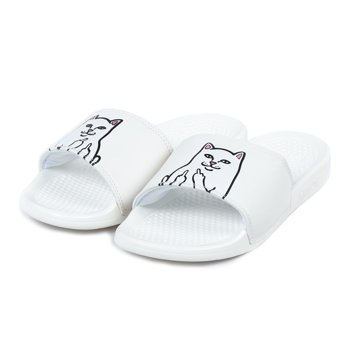 all white slides