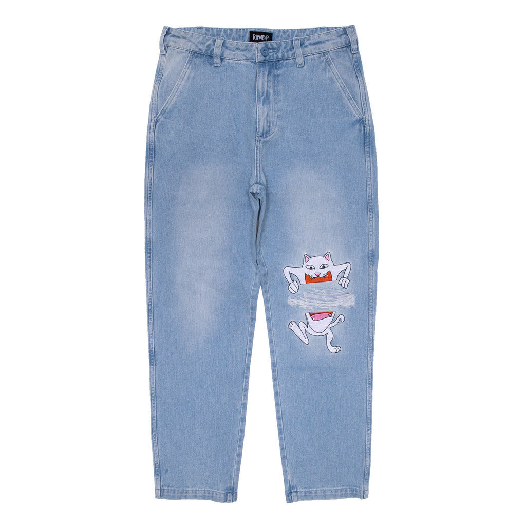 no love denim light wash