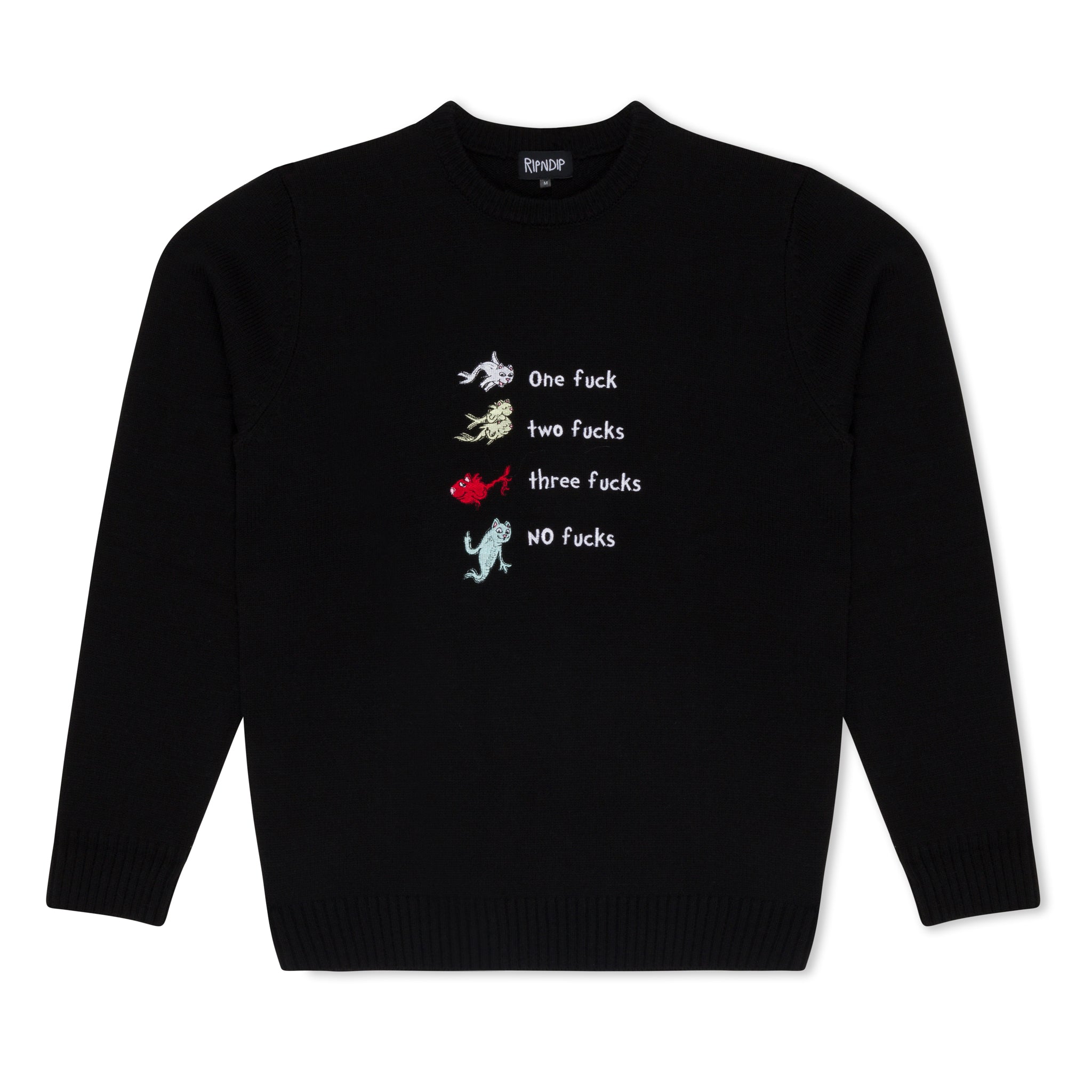 Coconerm Knit Sweater (Black) – RIPNDIP