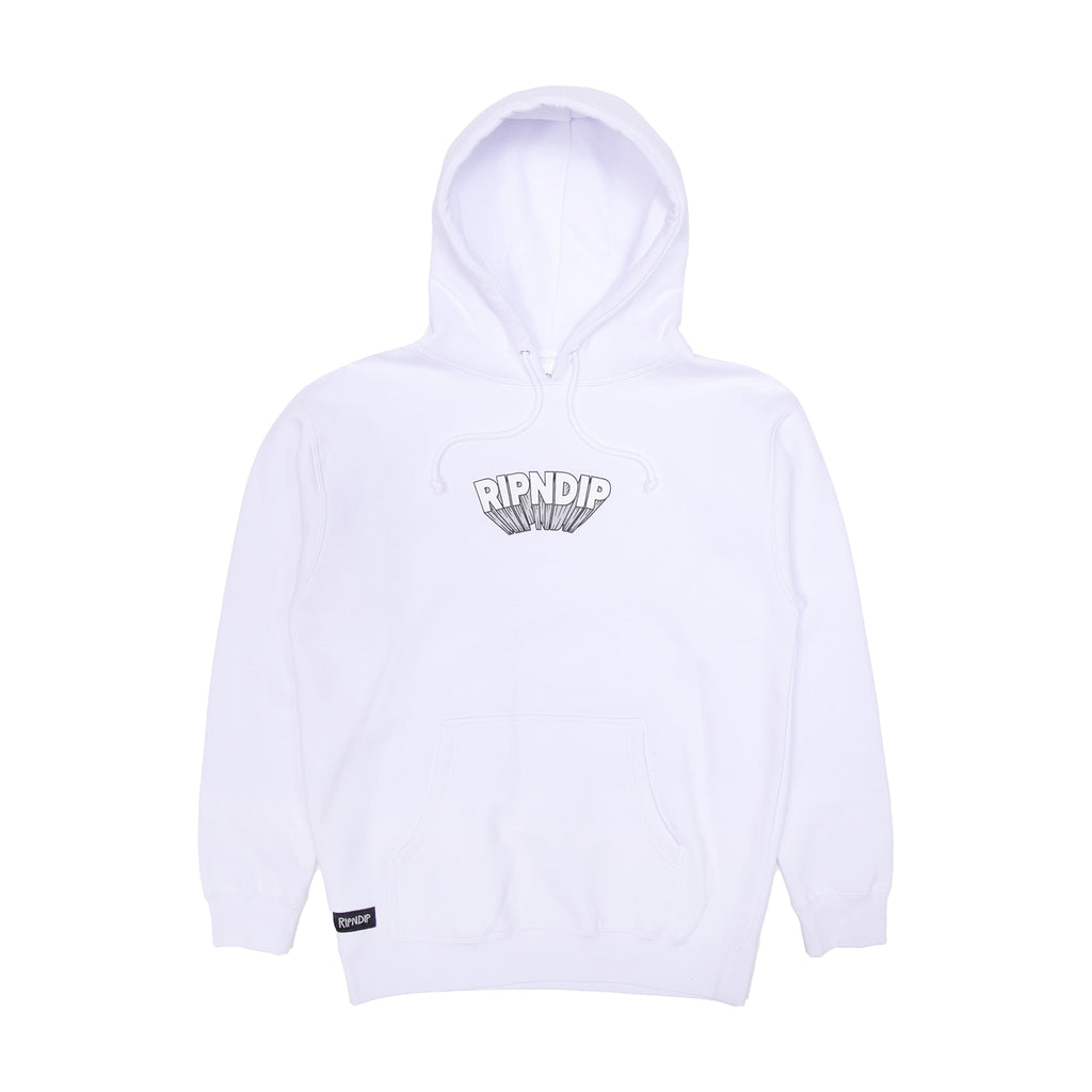 white ripndip hoodie