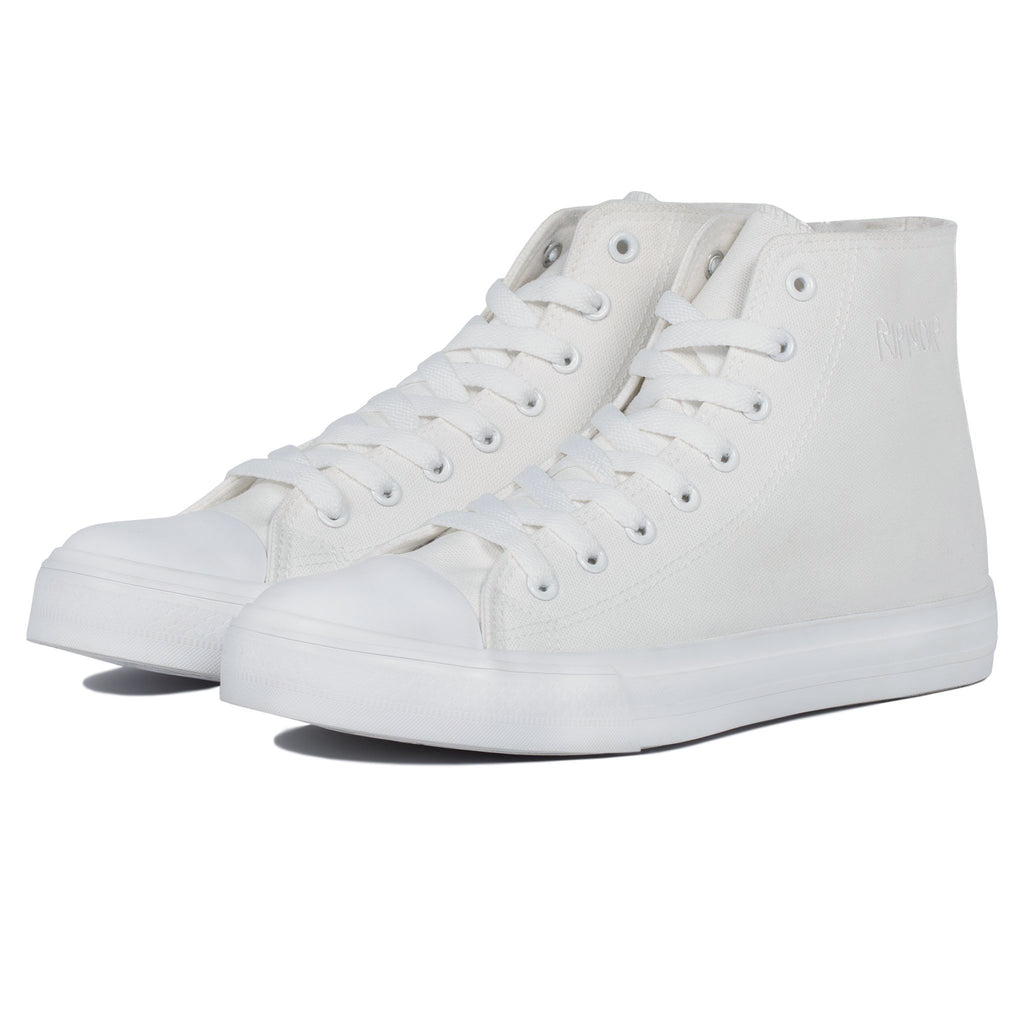 high top white shoes