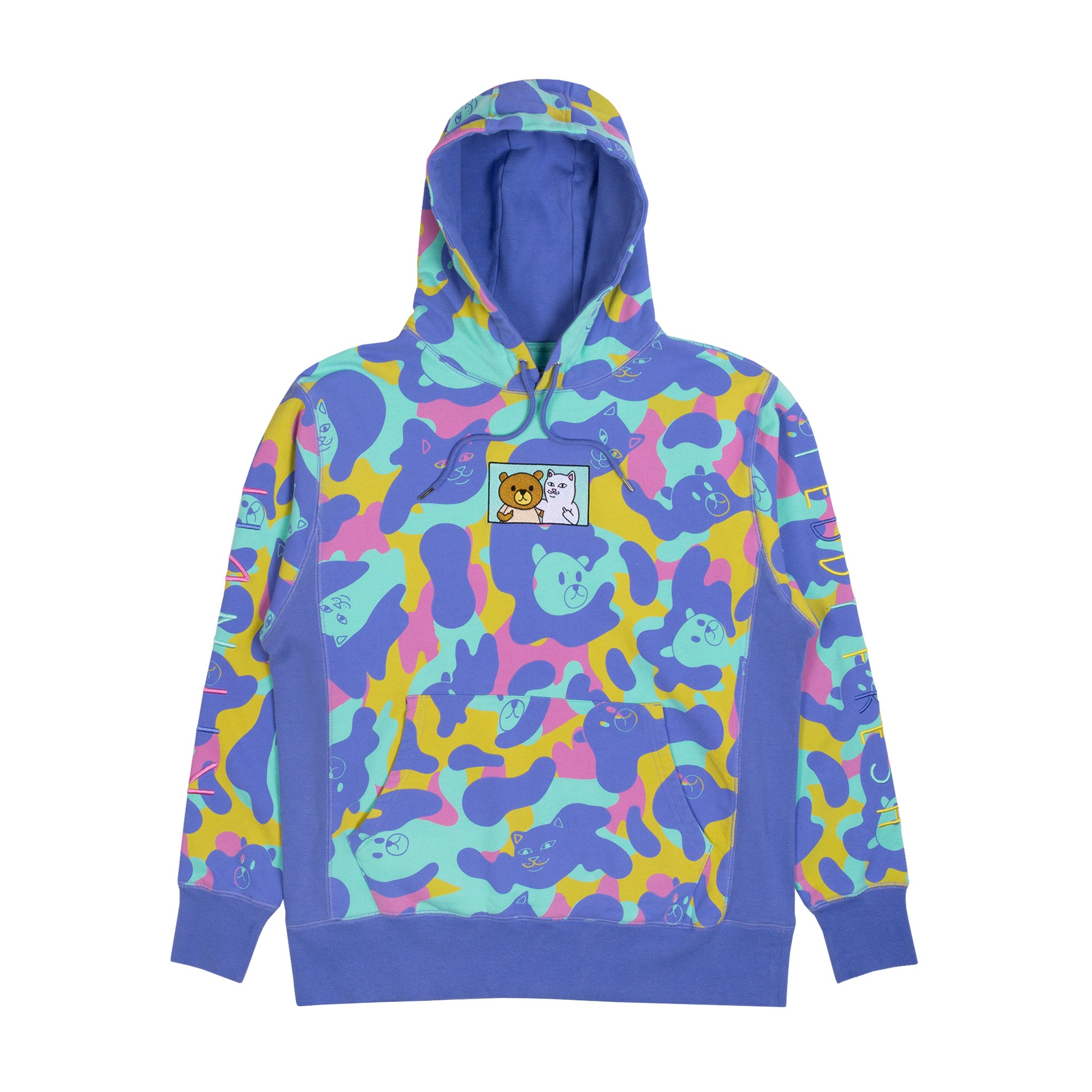 ripndip purple camo hoodie