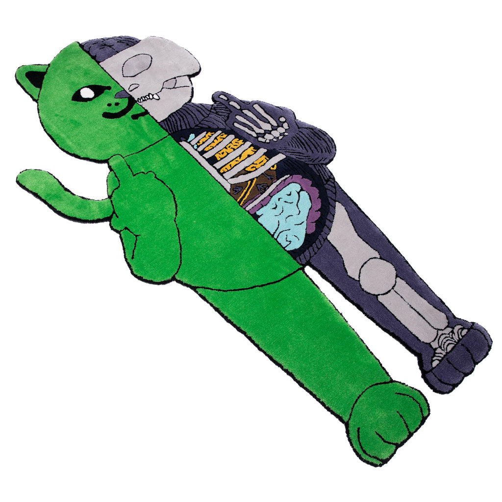 R Nerm Ae 09 Anatomy Rug Green Purple 6ft Ripndip