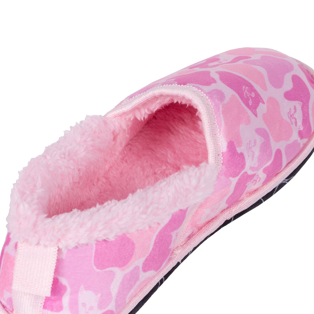 pink camo slippers