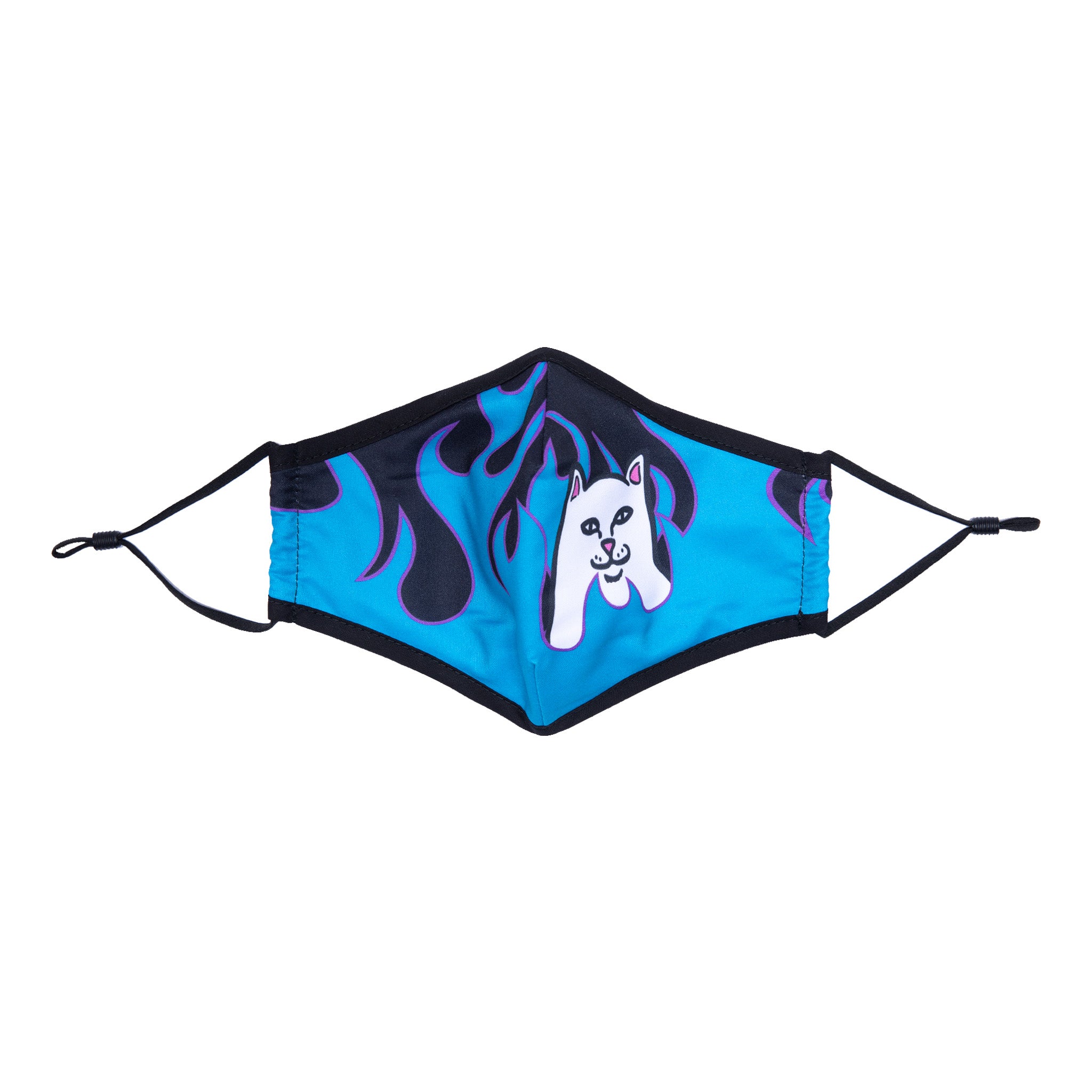 Image of Welcome To Heck Face Mask (Black/Purple/Blue)