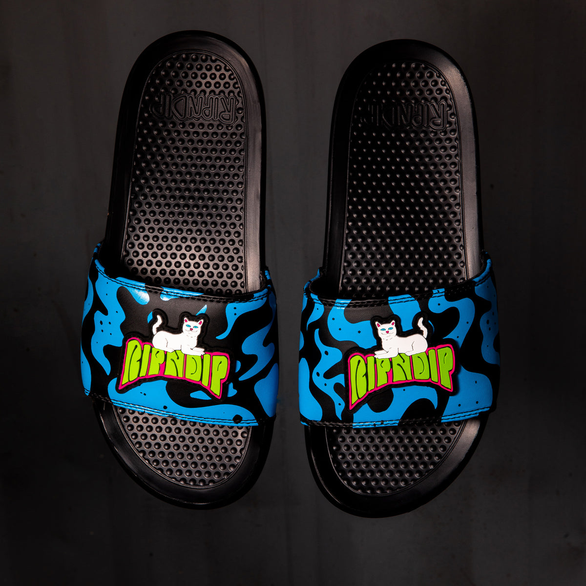 Psychedelic Slides (Black) – RIPNDIP