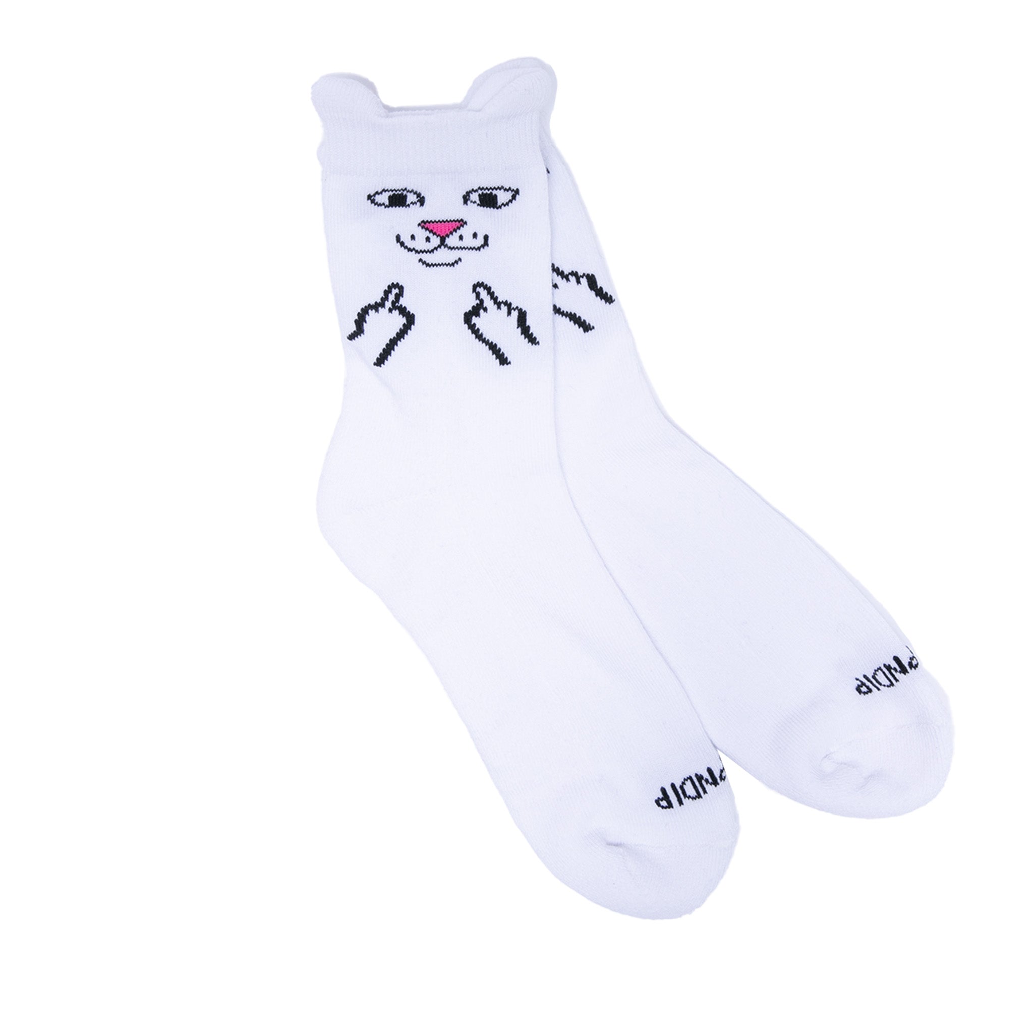 Face Socks (White) – RIPNDIP