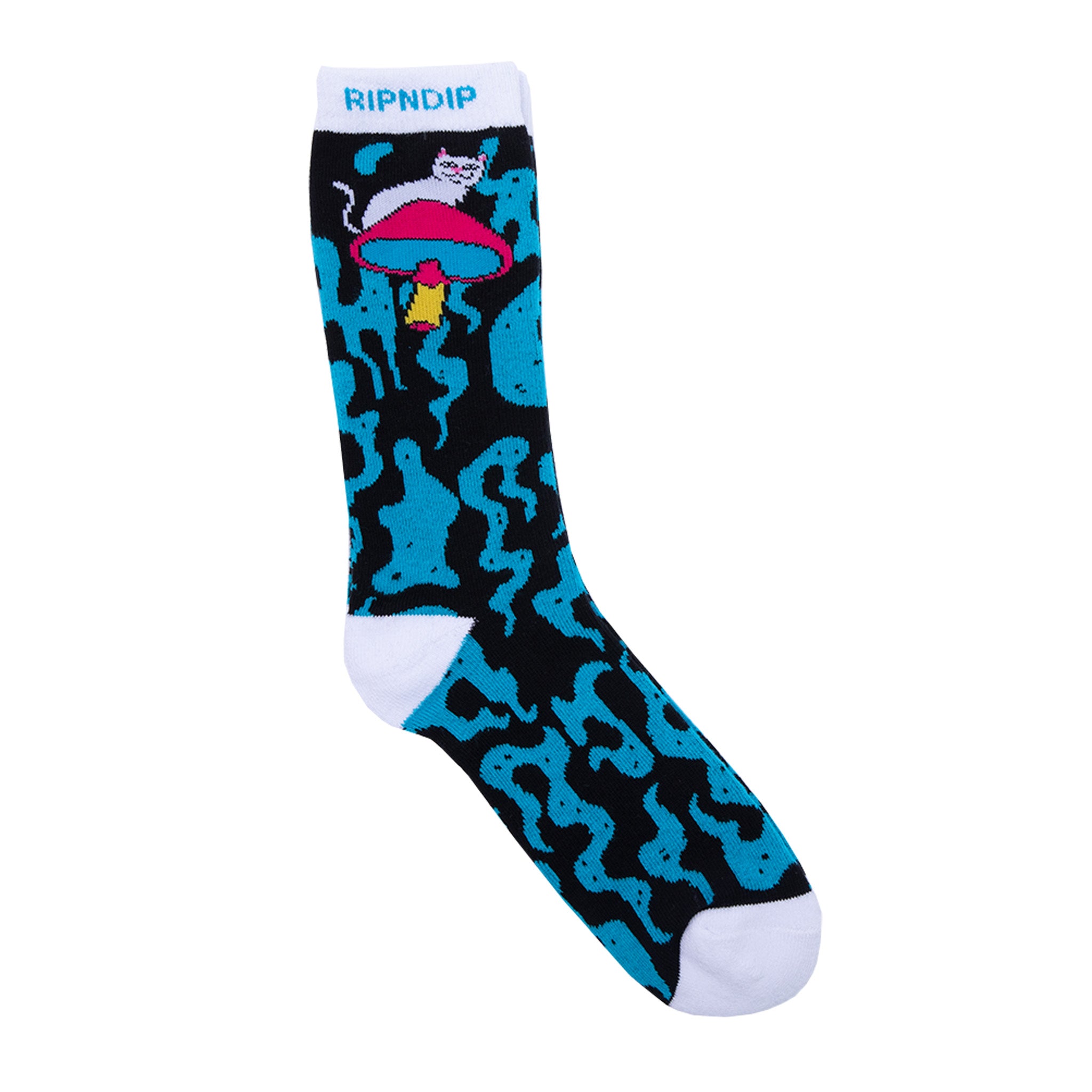 Image of Psychedelic Socks (Blue)