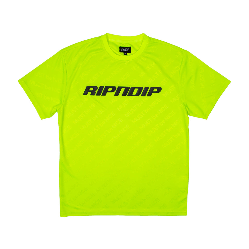 neon soccer jersey