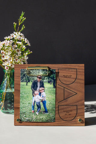 Modern Dad Wood Frame