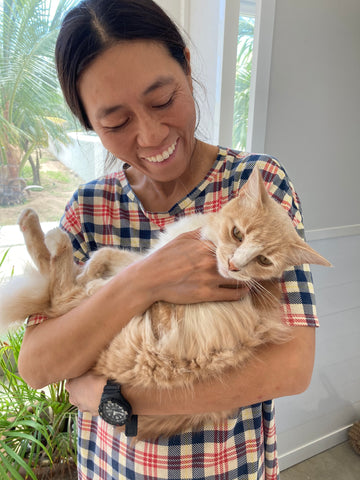 Hereafter Owner Yvonne Leung With Cat