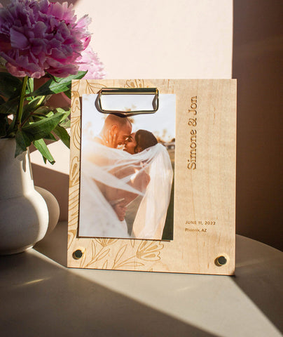 Personalized Wood Picture Frame