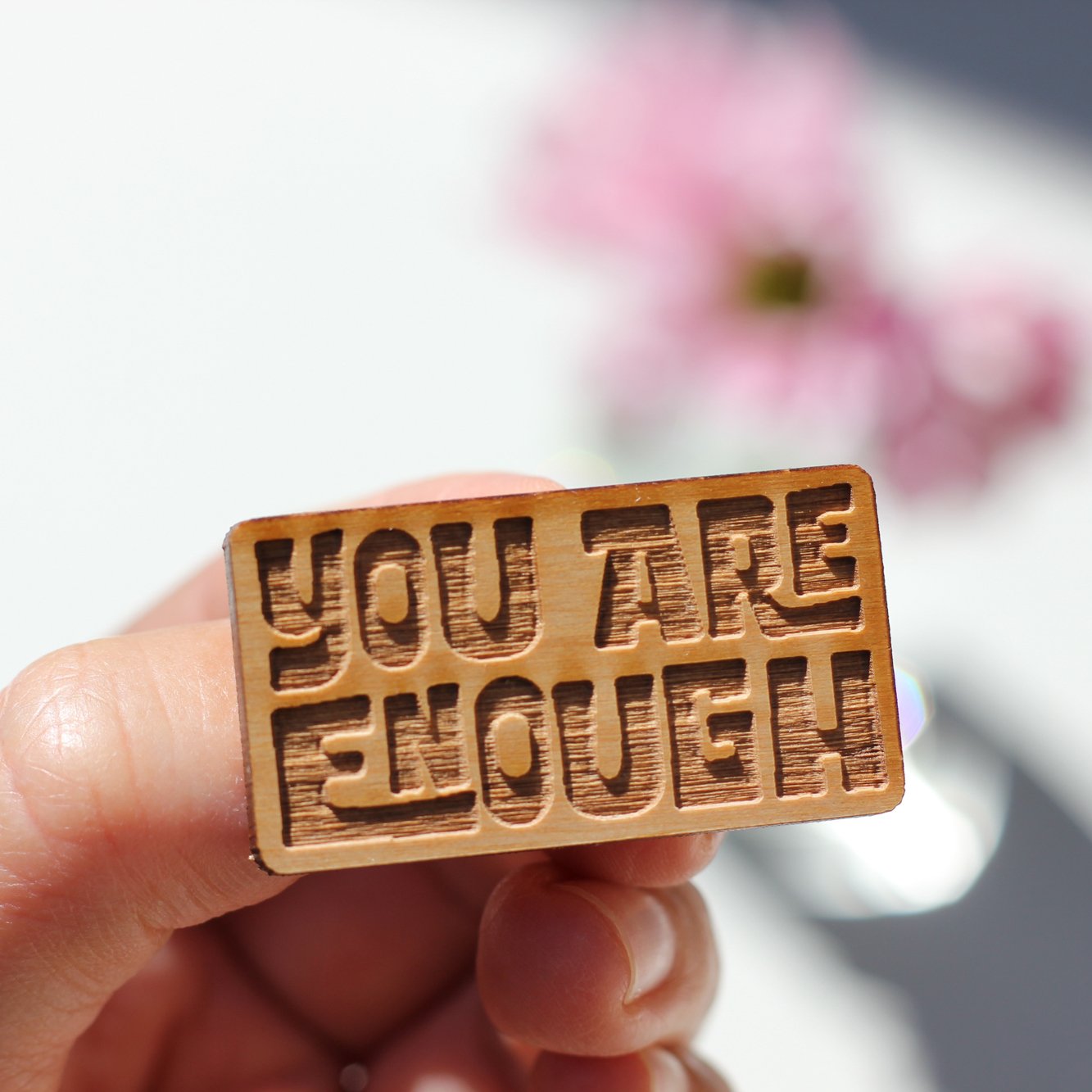 Wood Lapel Pins & Badges | Hereafter