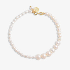 asymmetrical pearl bracelet