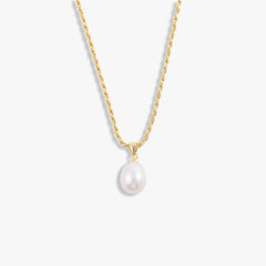 Diana Pearl Droplet Necklace