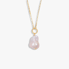 ocean pearl droplet necklace