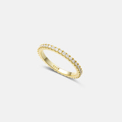 Alison Moissanite Eternity Band