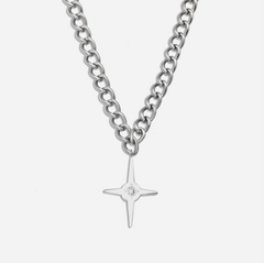 RYIA SILVER STARLIGHT PENDANT NECKLACE