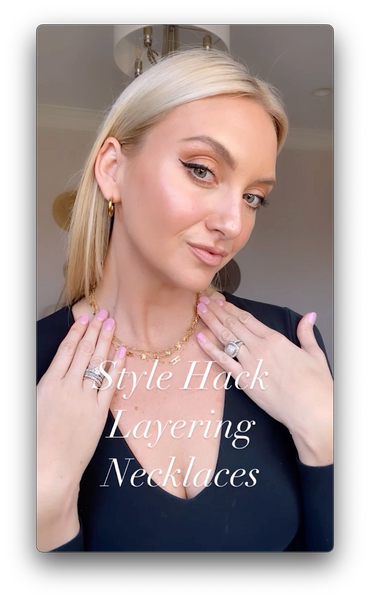 Layering Necklace Hack video