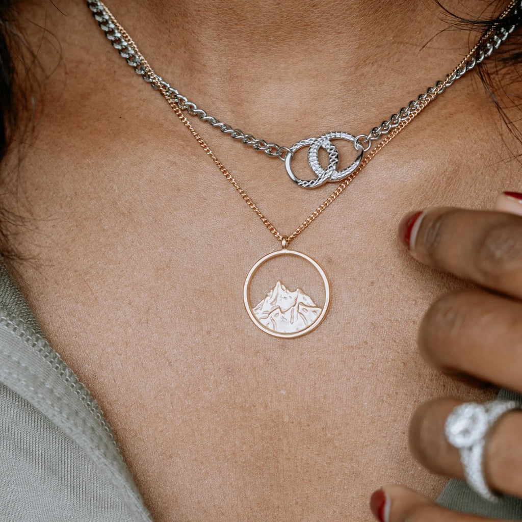 unity silver necklace