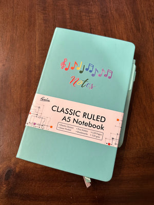 Music Notes Journal - The Practice Shoppe - Music Note Journal
