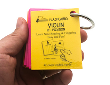 Load image into Gallery viewer, Violin Mini Laminated Flashcards
