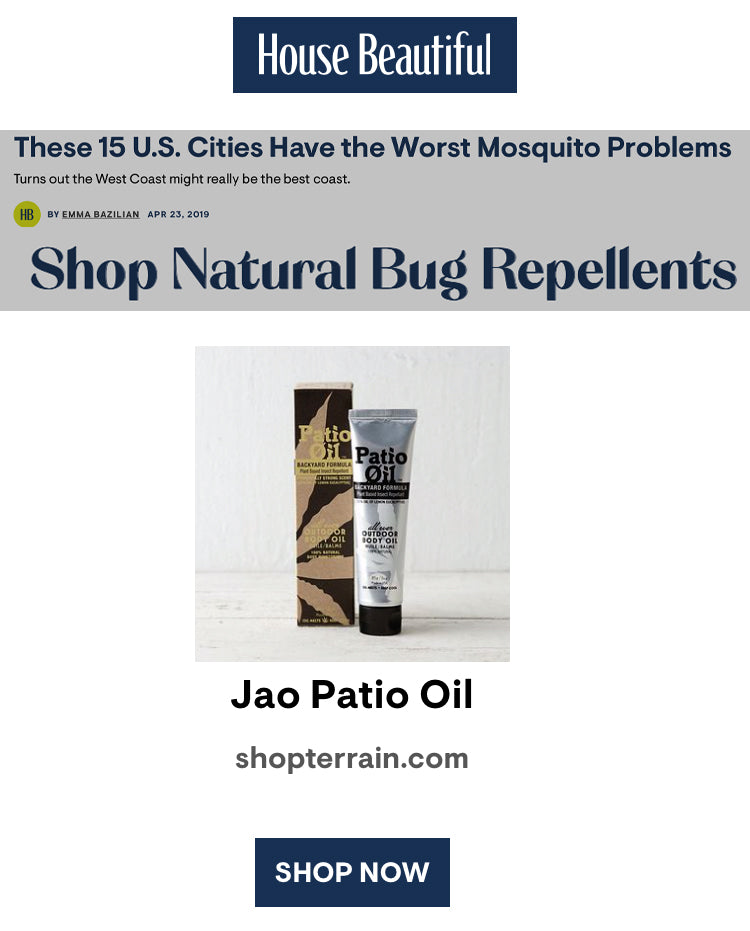 House Beautiful: Natural Bug Repellants Patio Oil