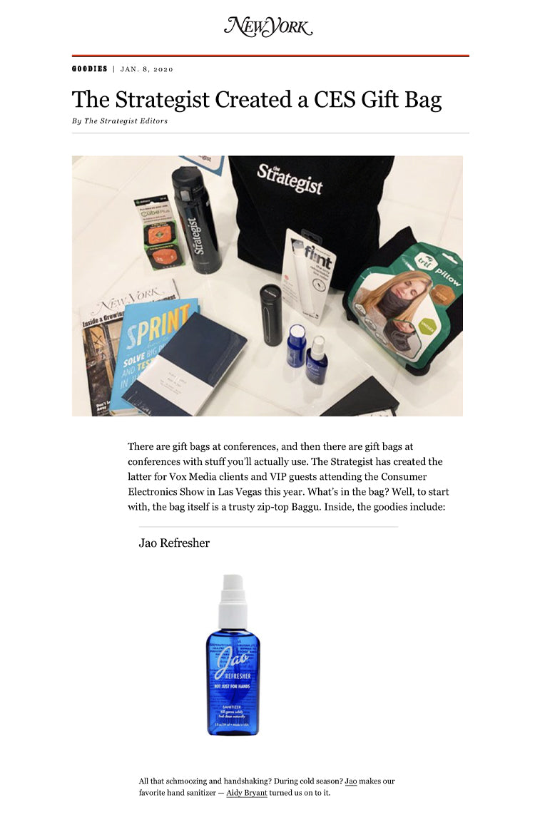 New York Magazine: The Strategist Created a CES Gift Bag