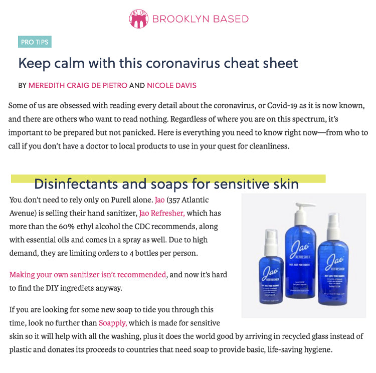 Brooklyn Based: Keep calm with this coronavirus cheat sheet