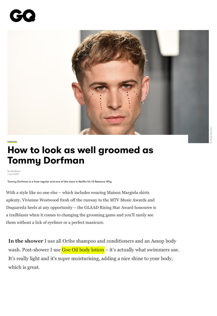 HOW TO LOOK AS WELL GROOMED AS TOMMY DORFMAN