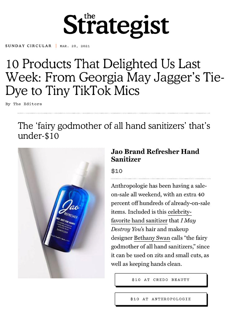 The Strategist: 10 Products That Delighted Us Jao Refresher