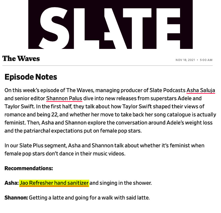 Slate: Recommendations From Managing Producer of Slate Podcasts Jao Refresher