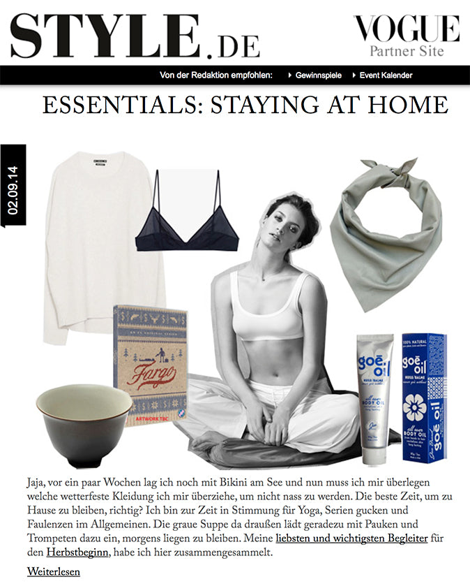 Style.de - Essentials for Staying Home