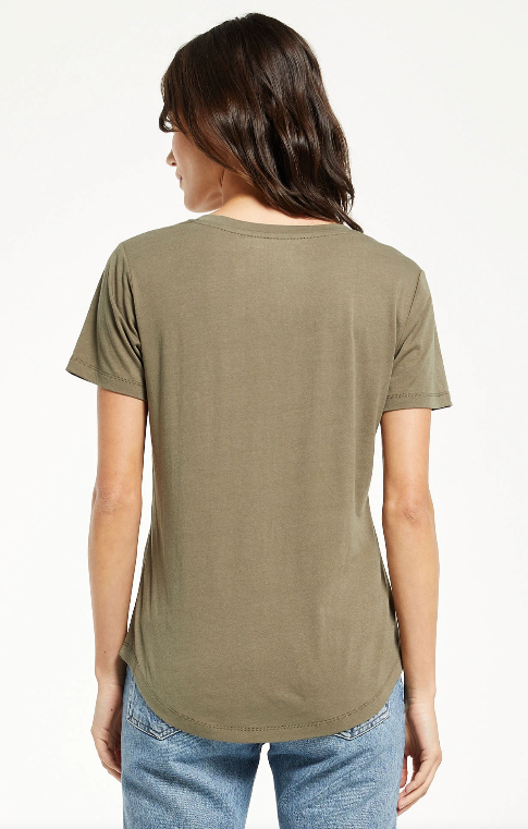 Z SUPPLY - The Kasey Modal Tee In Dusty Olive