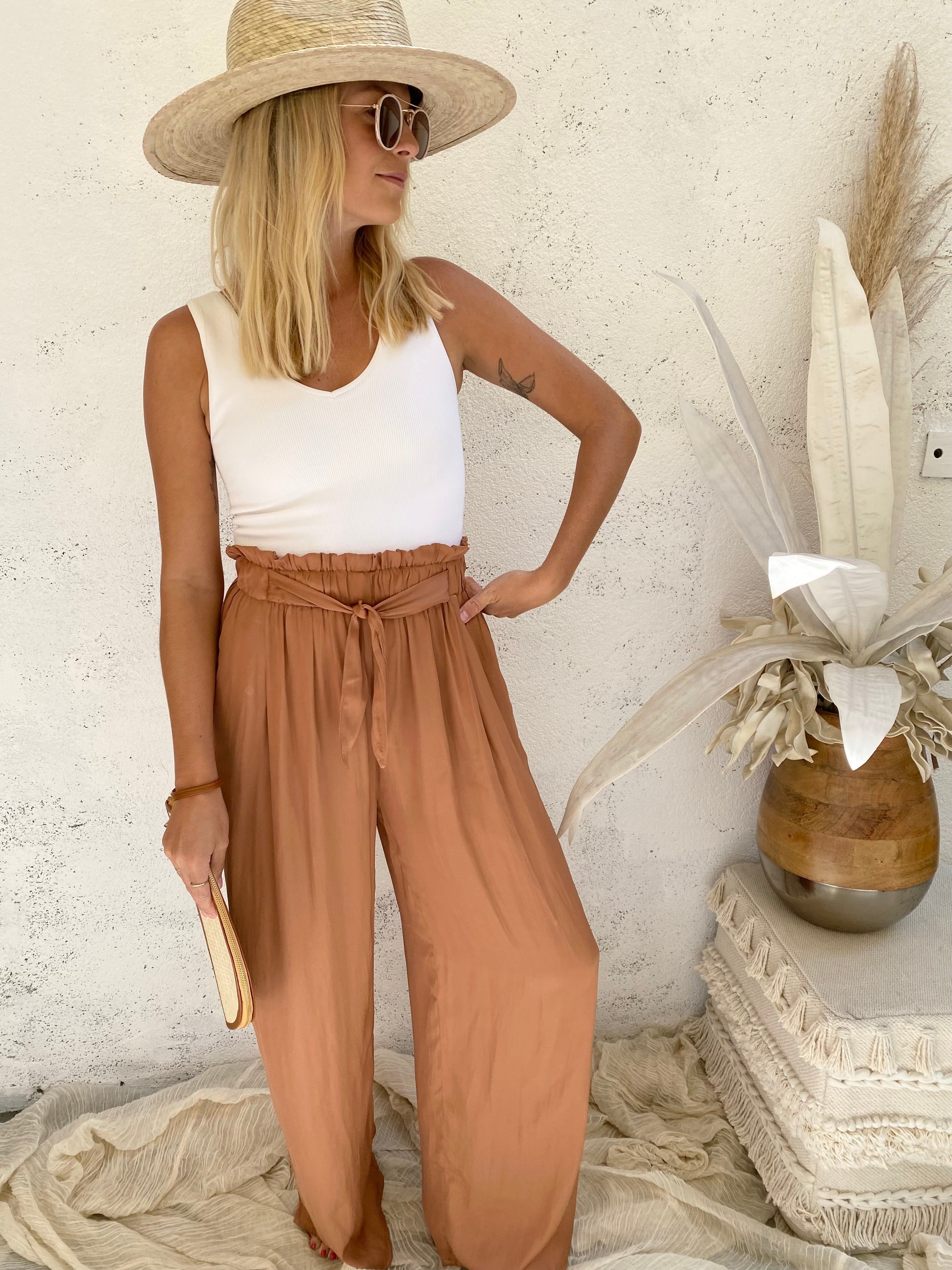 Kensie Satin Flow Pant