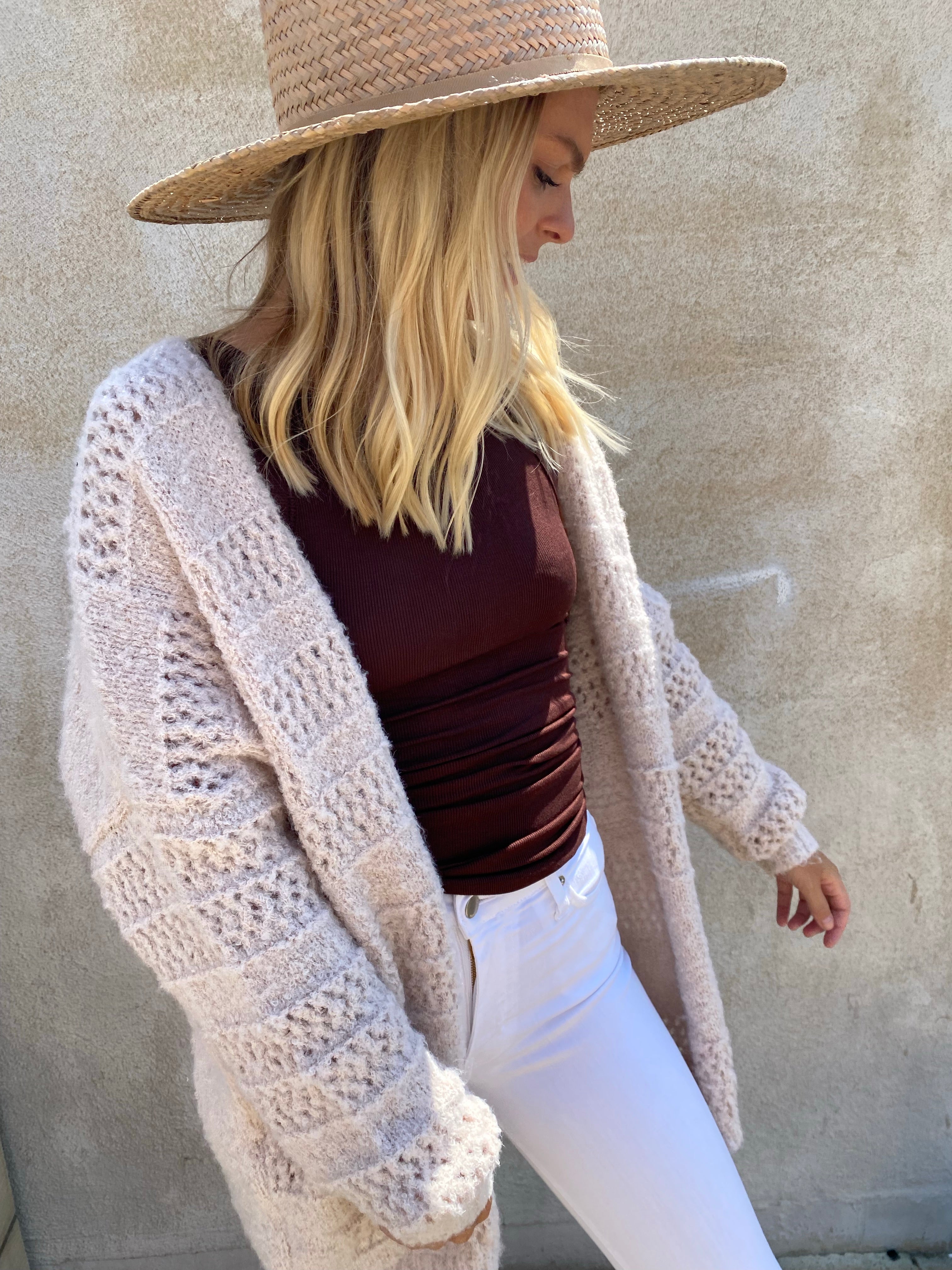 Sofie Nude Cardigan