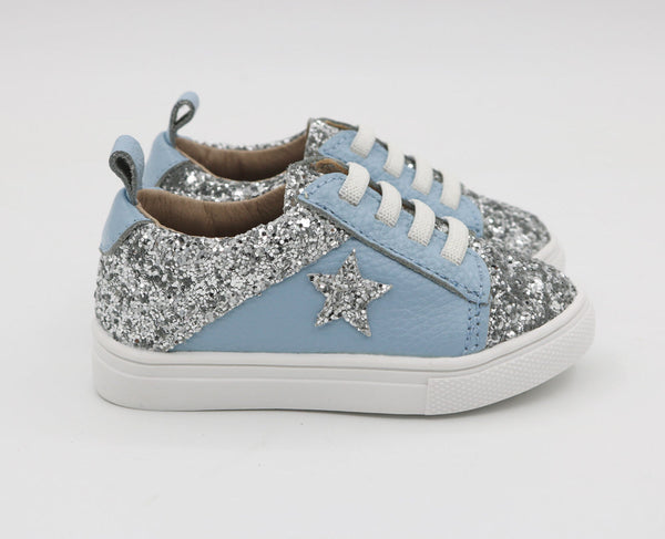 Marley Silver Sparkle Star Sneakers FINAL SALE