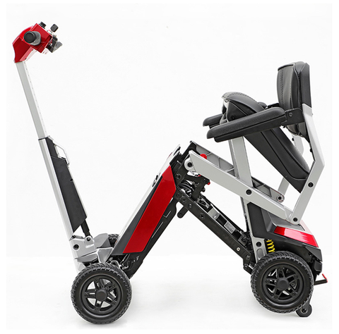 Photo of a folding mobility scooter