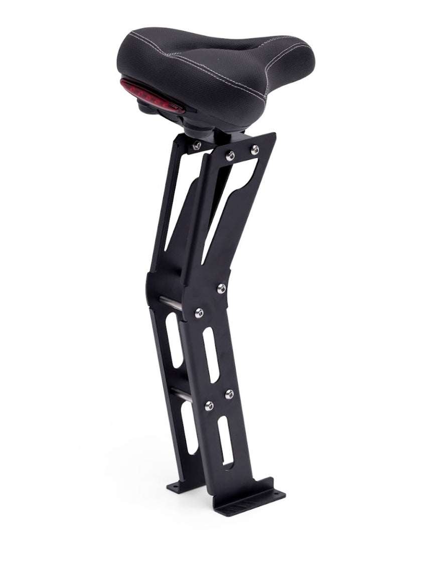 black electric scooter seat