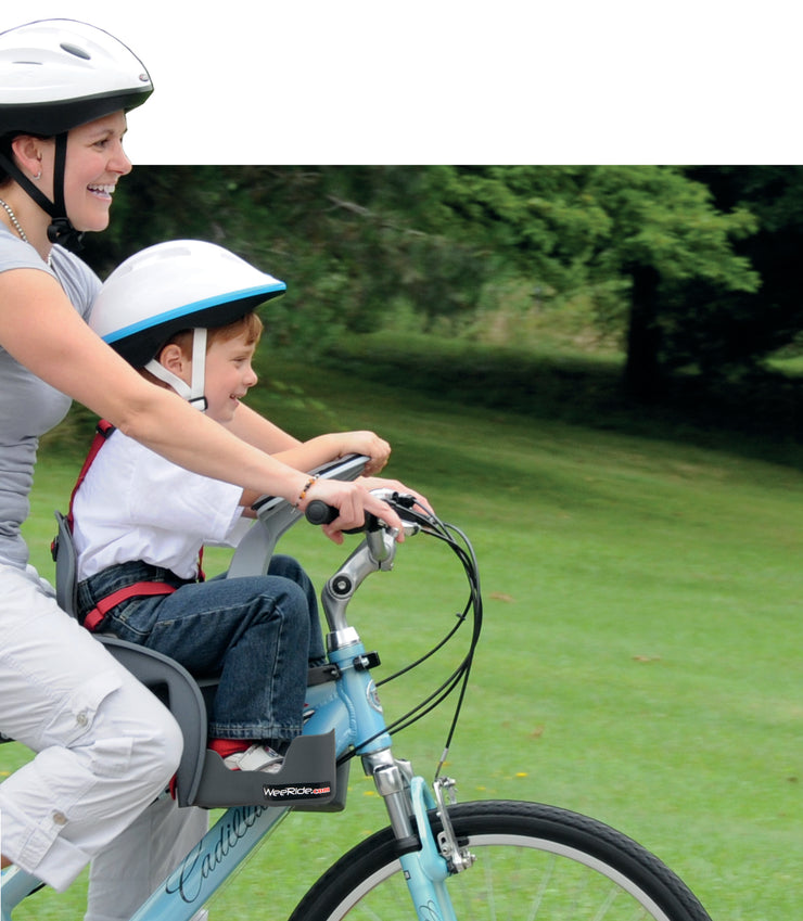 tandem bike with kid seat