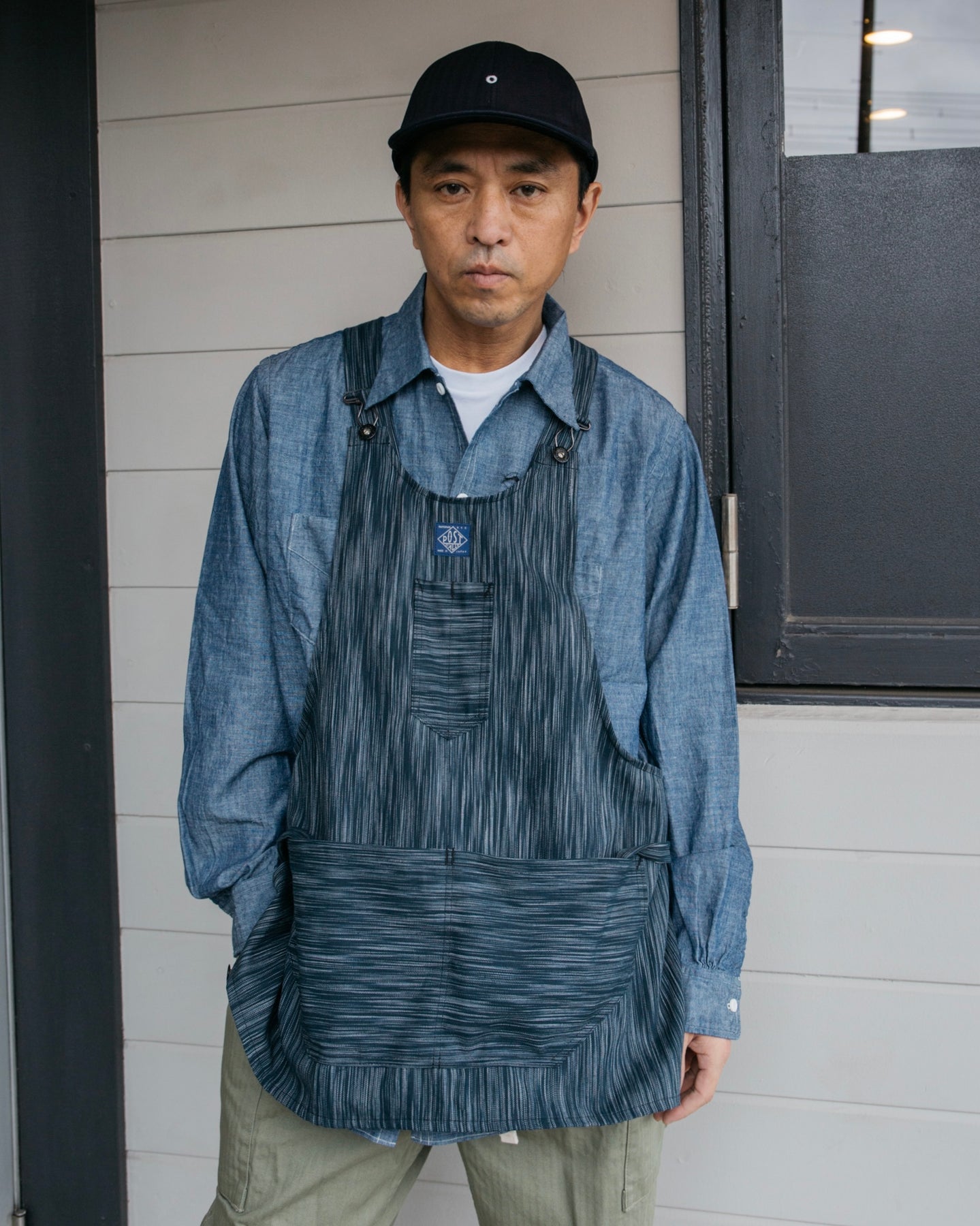 新品、本物、当店在庫だから安心】POST OVERALLS 3802-HBTN POST