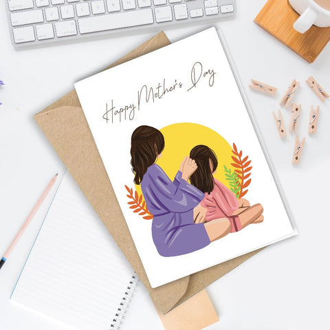 Caring Mother - Greeting Card